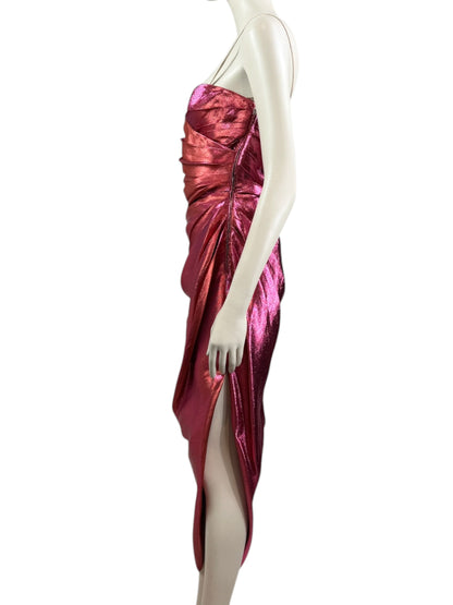 Gucci 2018 mermaid lame dress strapless