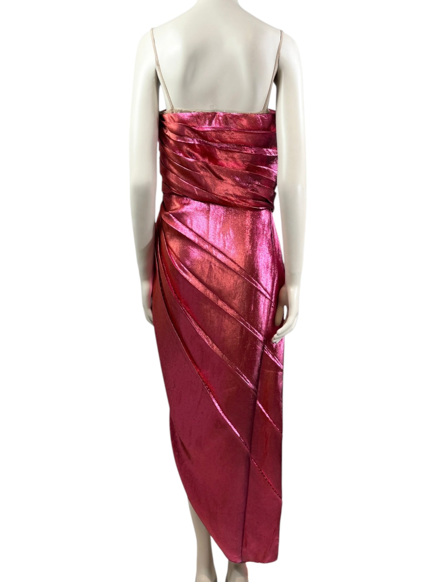 Gucci 2018 mermaid lame dress strapless