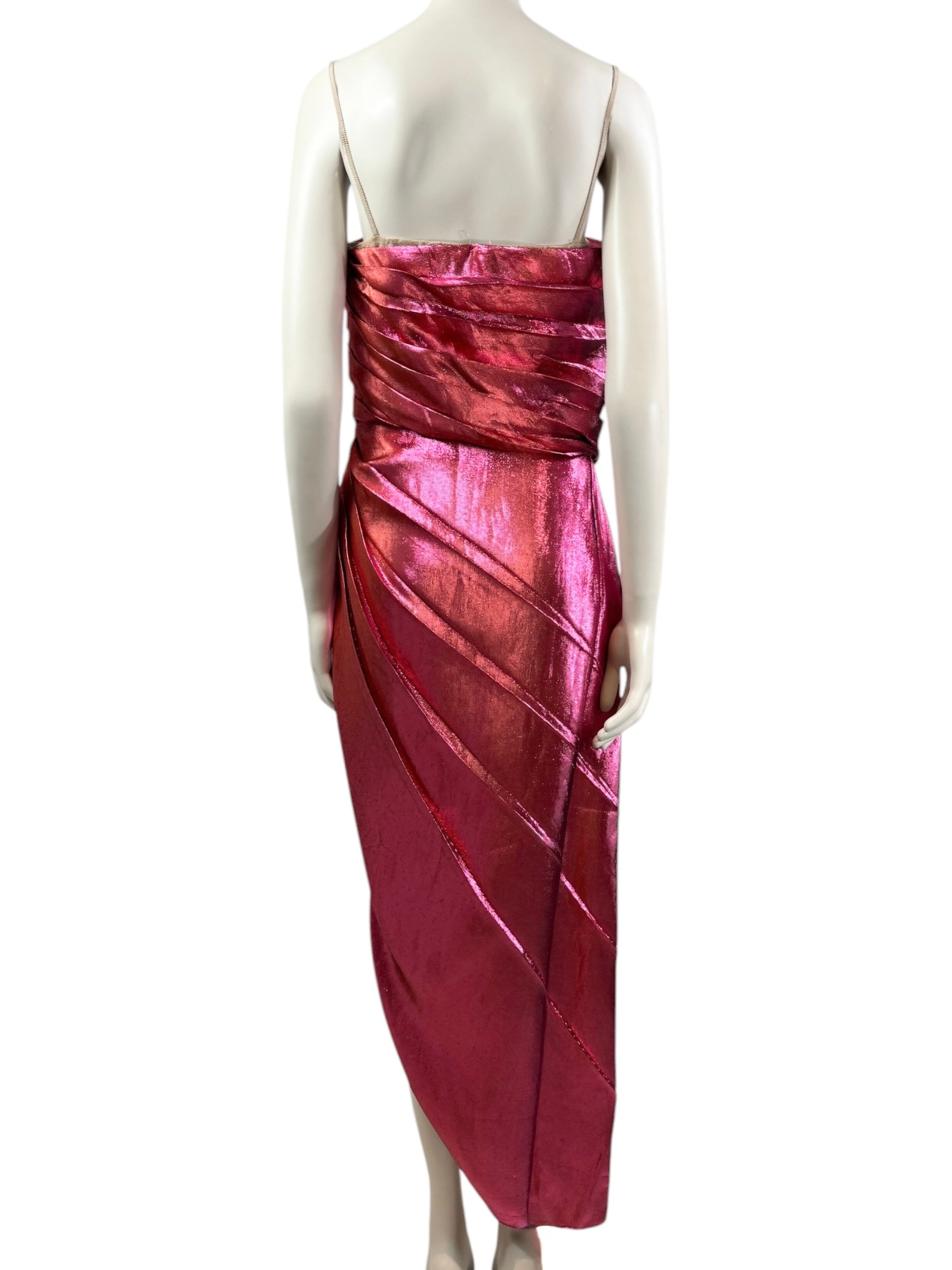 Gucci 2018 mermaid lame dress strapless