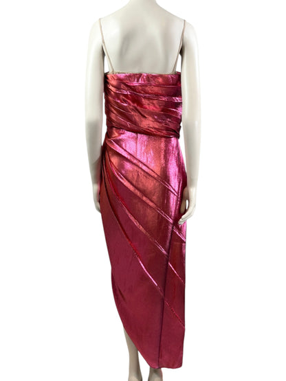 Gucci 2018 mermaid lame dress strapless