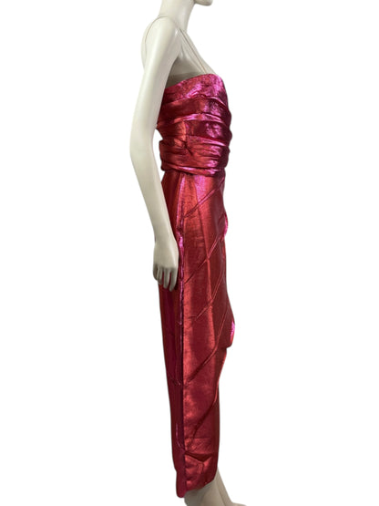 Gucci 2018 mermaid lame dress strapless