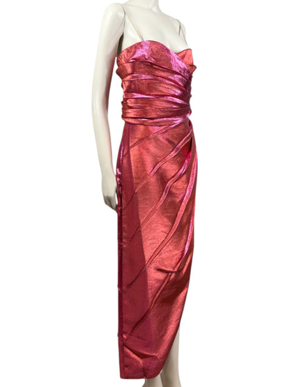Gucci 2018 mermaid lame dress strapless
