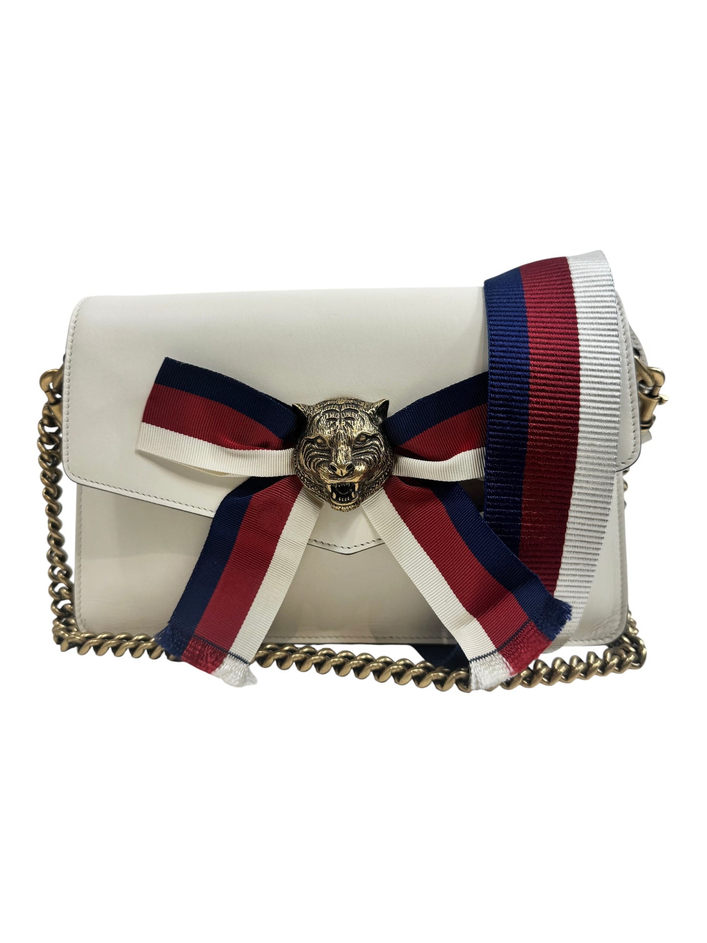 Gucci Alessandro Michele 2016 Broadway white calfskin bag