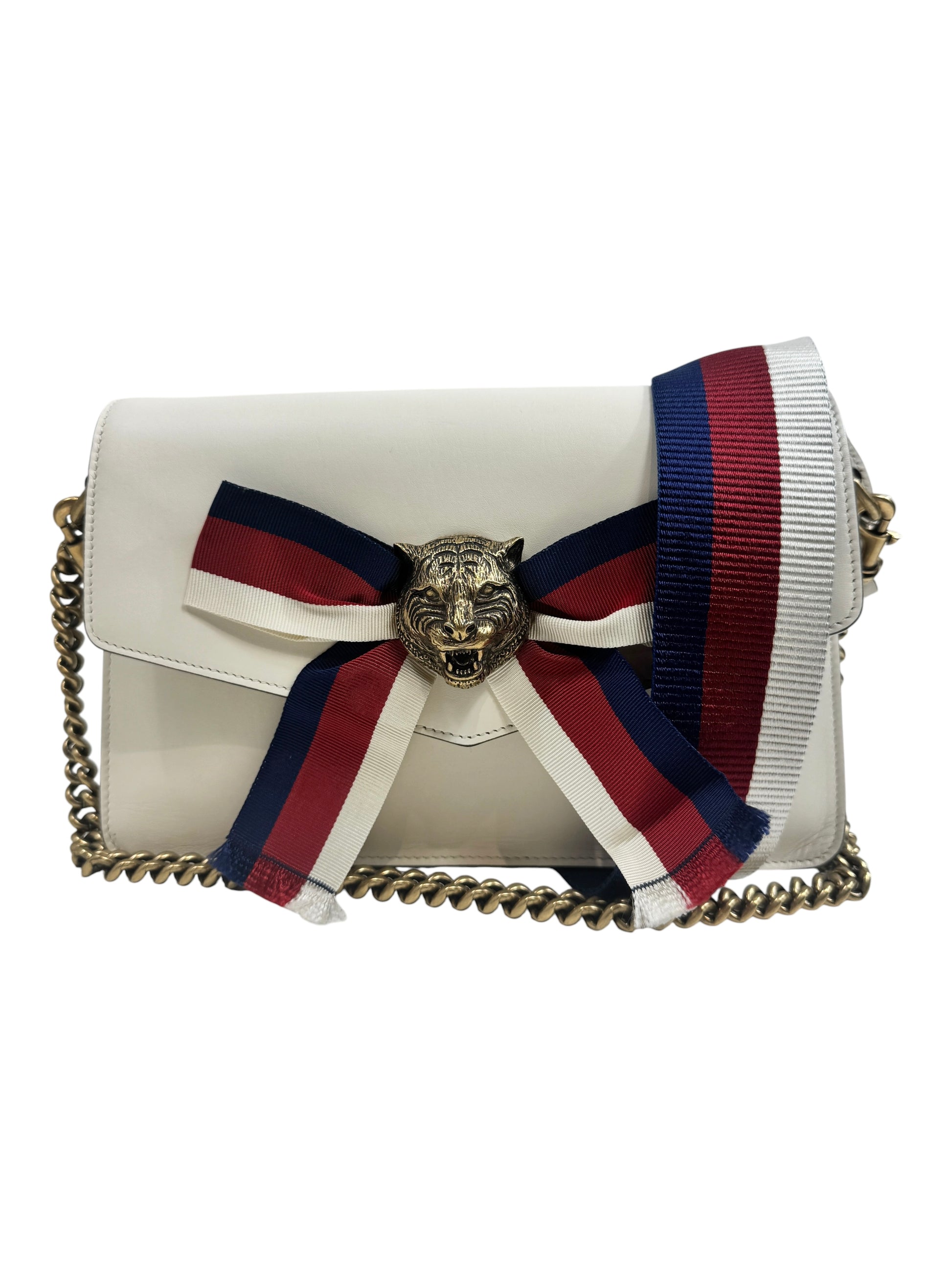 Gucci Alessandro Michele 2016 Broadway white calfskin bag