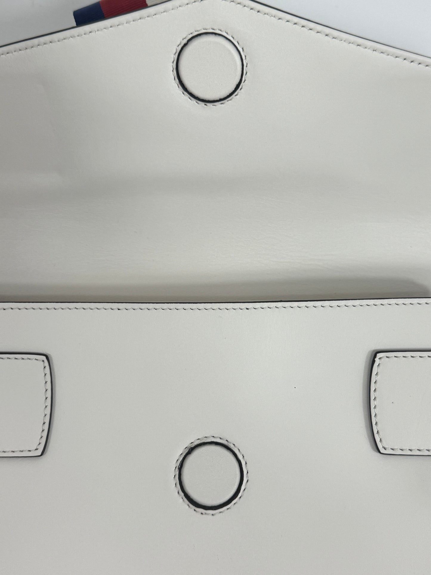 Gucci Alessandro Michele 2016 Broadway white calfskin bag
