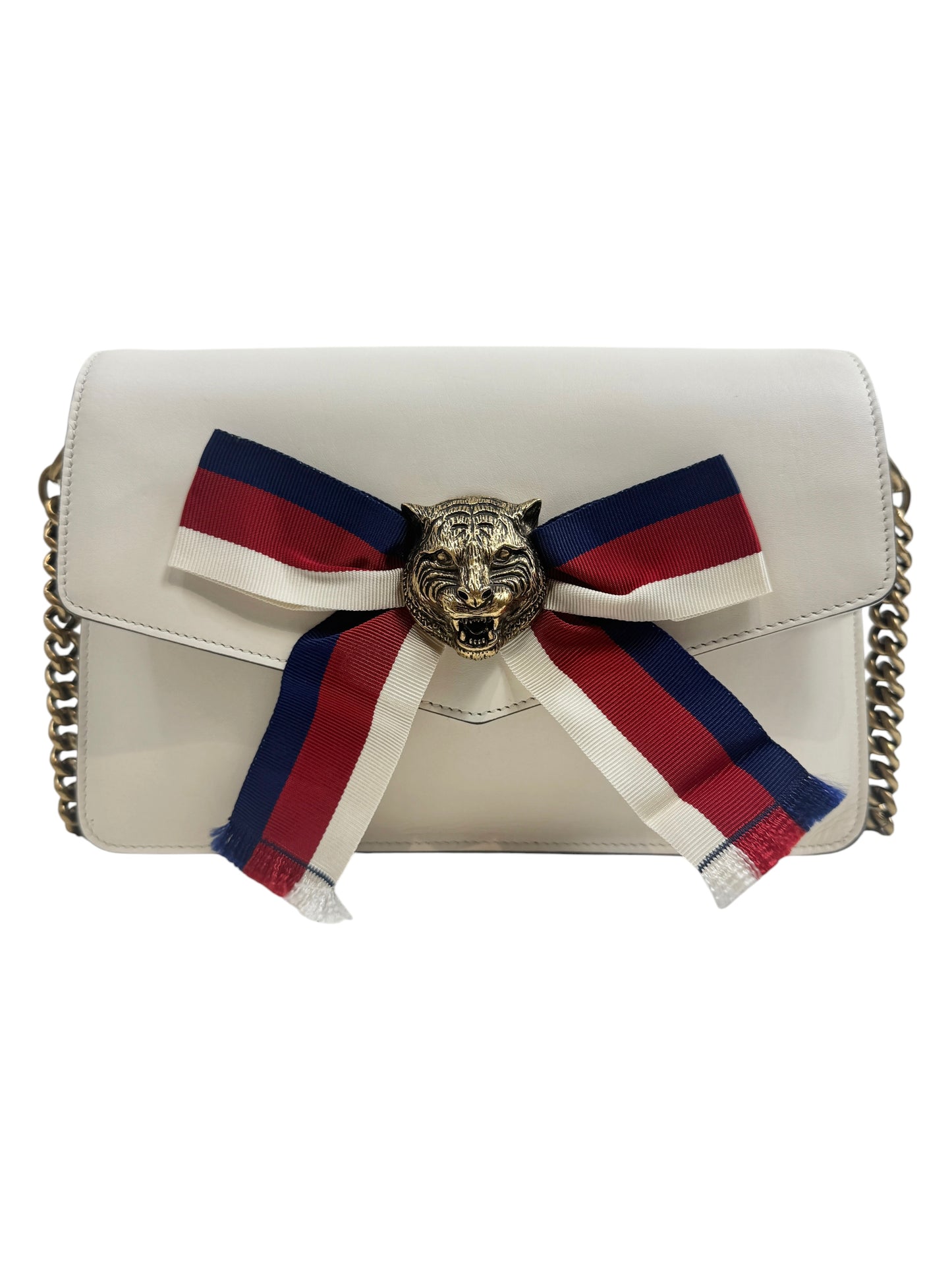 Gucci Alessandro Michele 2016 Broadway white calfskin bag