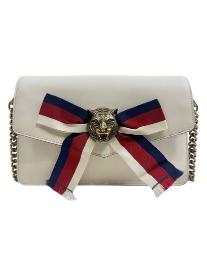Gucci Alessandro Michele 2016 Broadway white calfskin bag