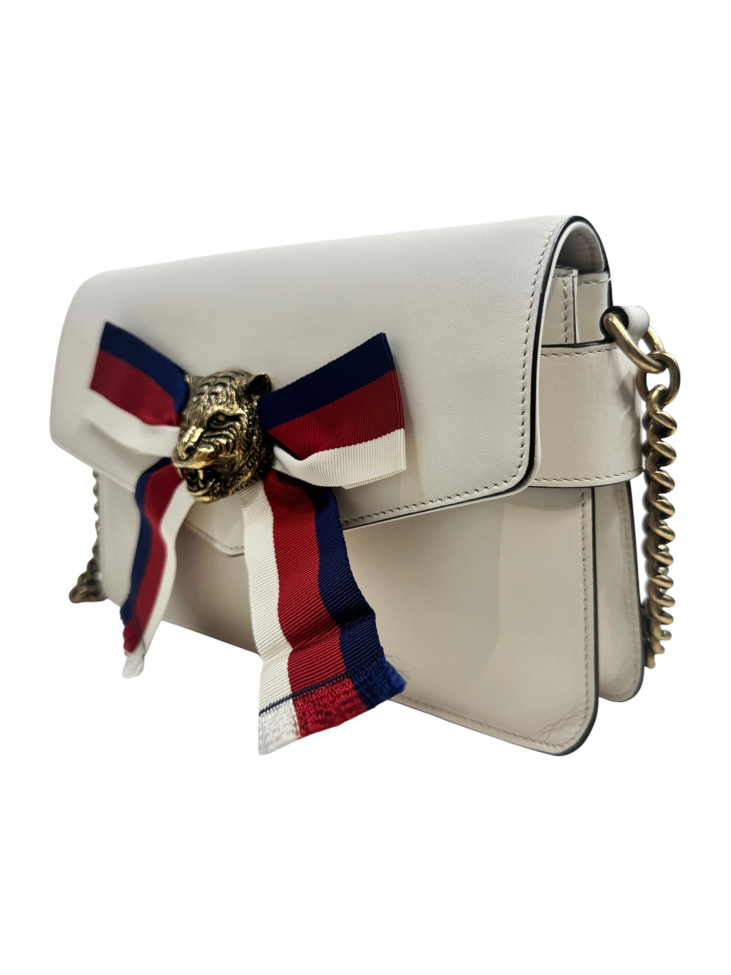 Gucci Alessandro Michele 2016 Broadway white calfskin bag