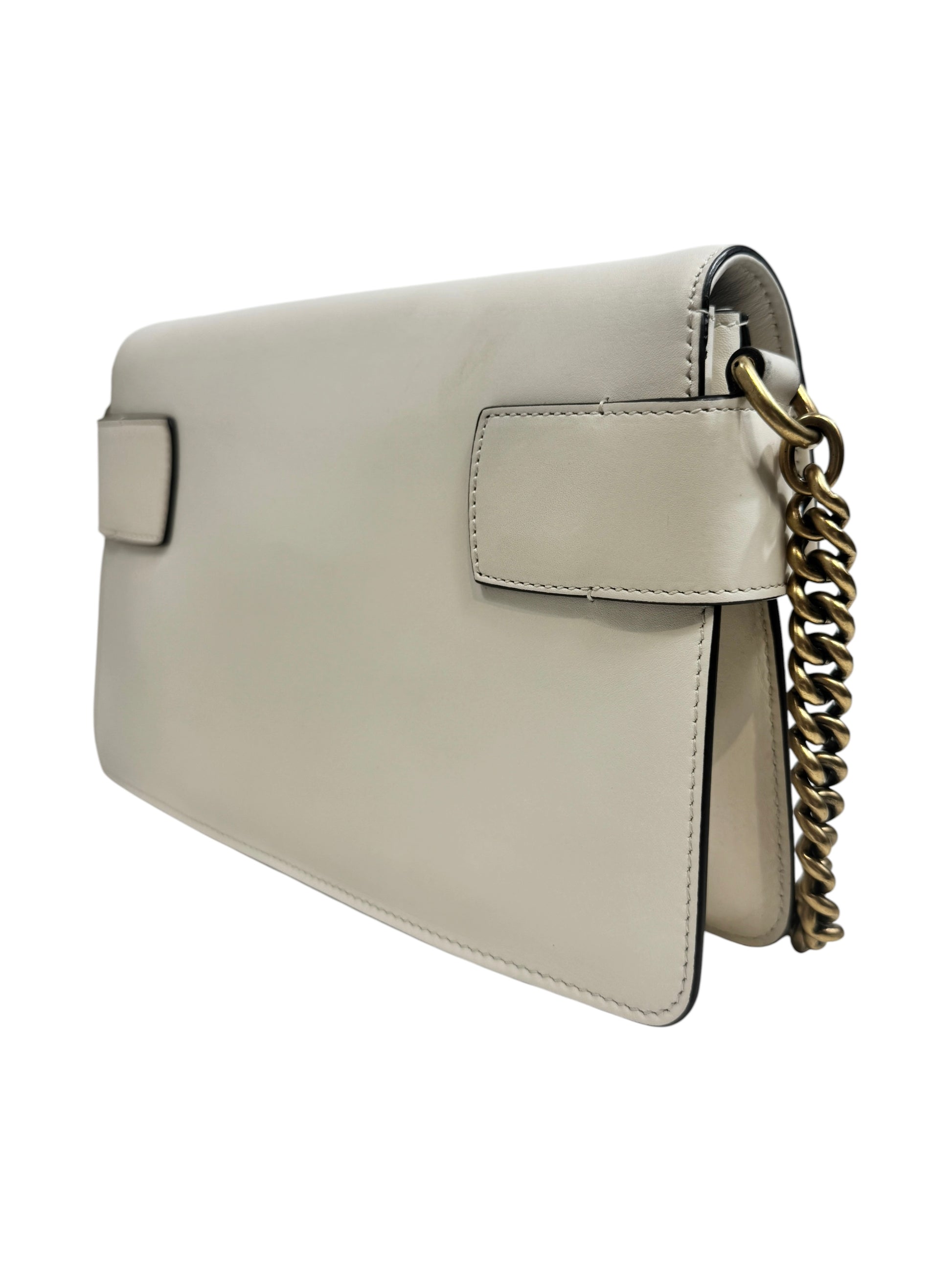 Gucci Alessandro Michele 2016 Broadway white calfskin bag