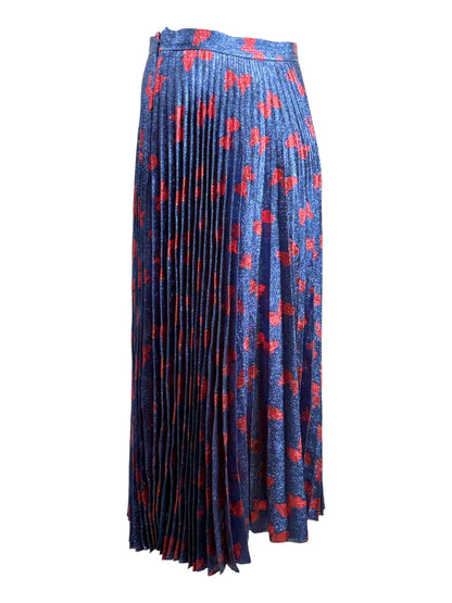 Gucci Alessandro Michele 2017 pleated lame skirt bow