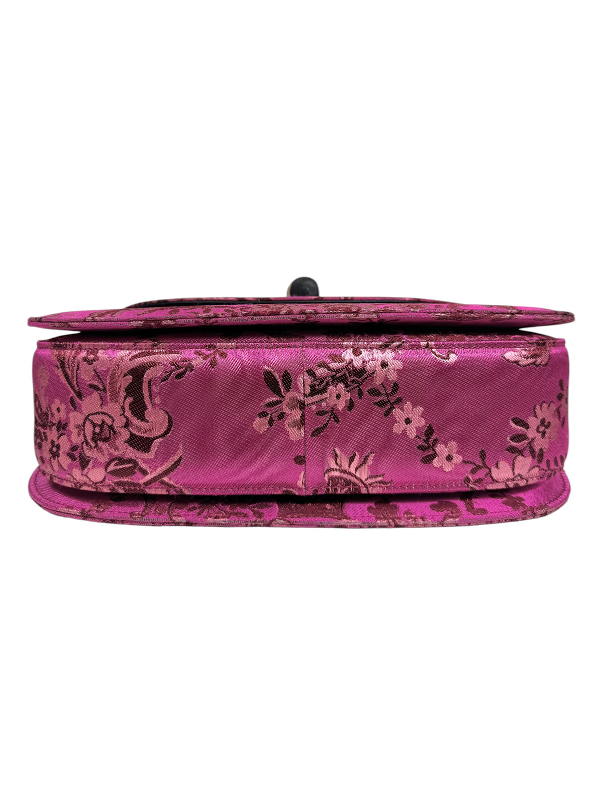 Gucci Alessandro Michele 2018 Bamboo fuschia brocade bag