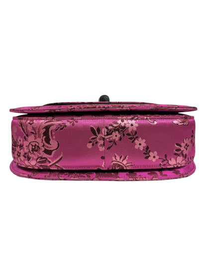 Gucci Alessandro Michele 2018 Bamboo fuschia brocade bag