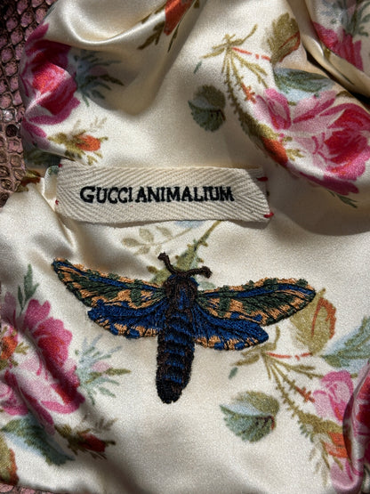 Gucci Alessandro Michele Fall 2017 Look 33 snakeskin rhinestones jacket