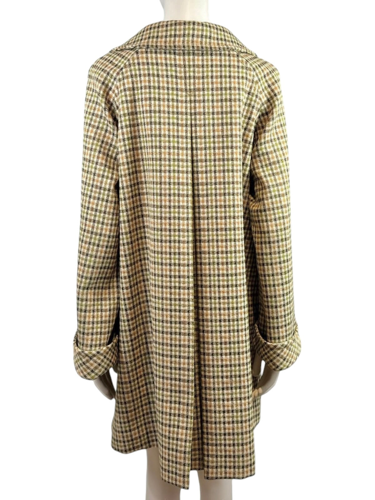 Gucci Alessandro Michele Fall 2017 Plaid pattern coat
