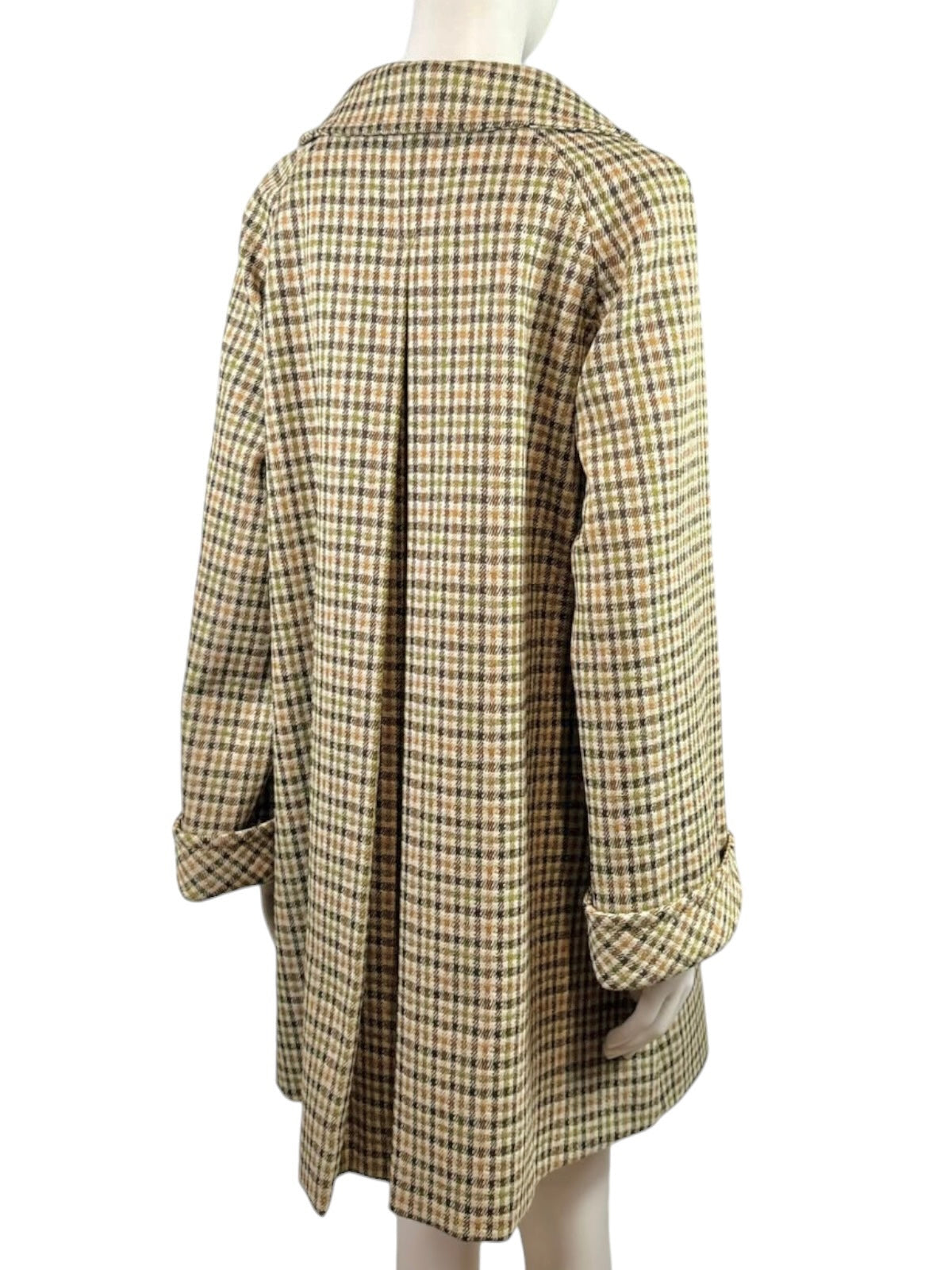 Gucci Alessandro Michele Fall 2017 Plaid pattern coat