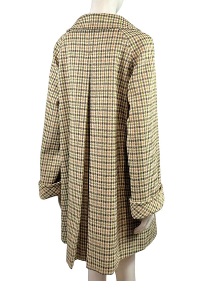Gucci Alessandro Michele Fall 2017 Plaid pattern coat