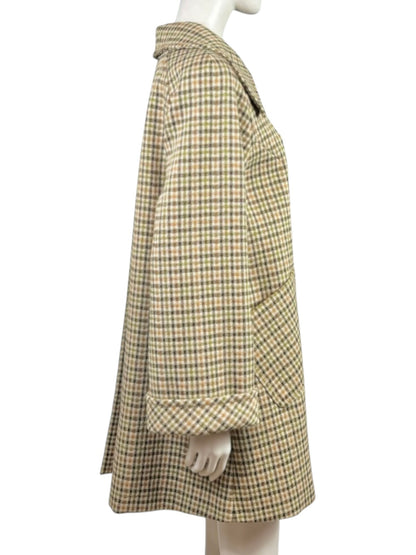 Gucci Alessandro Michele Fall 2017 Plaid pattern coat