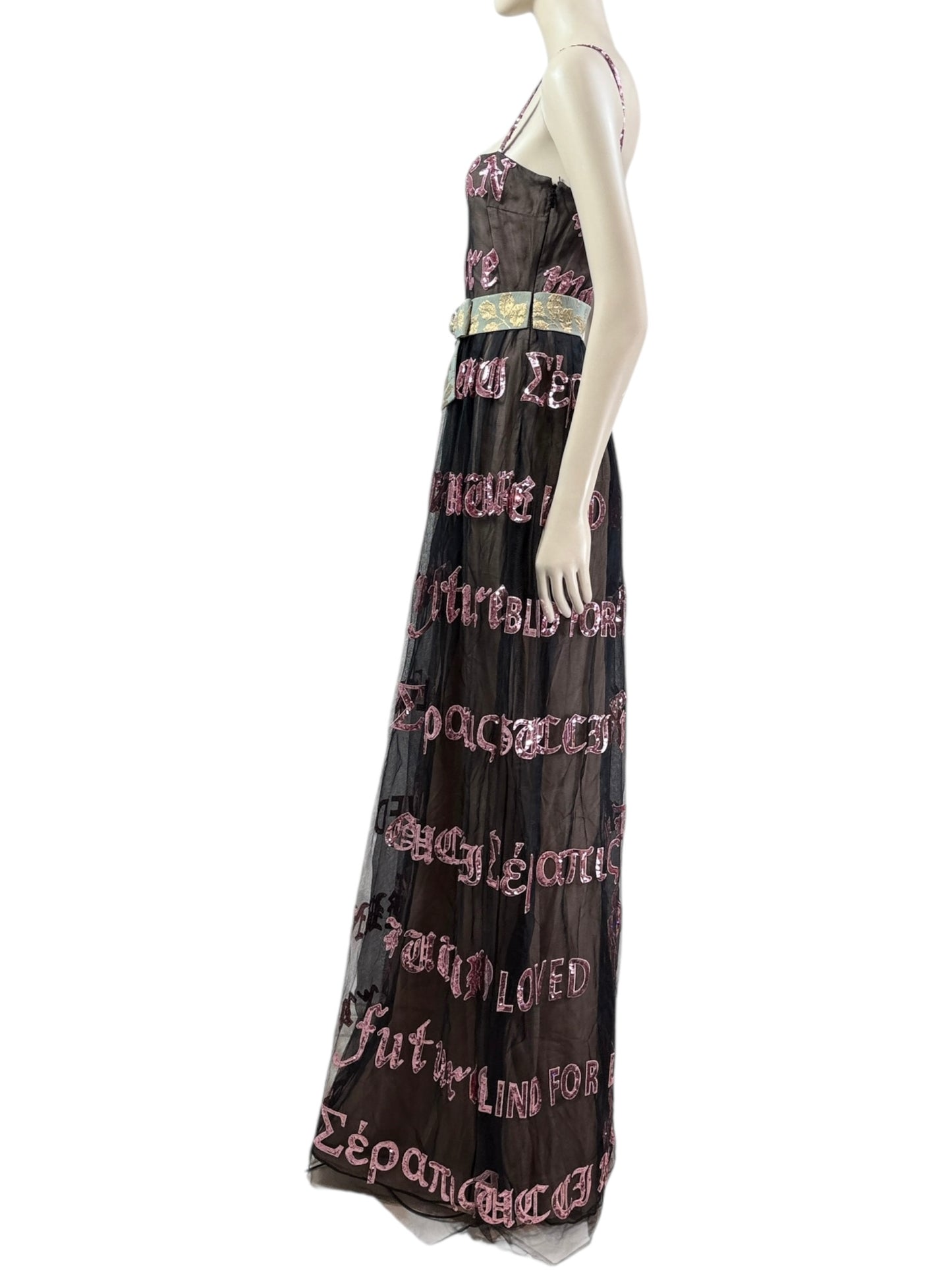 Gucci Alessandro Michele Fall 2018 Modern Future maxi dress