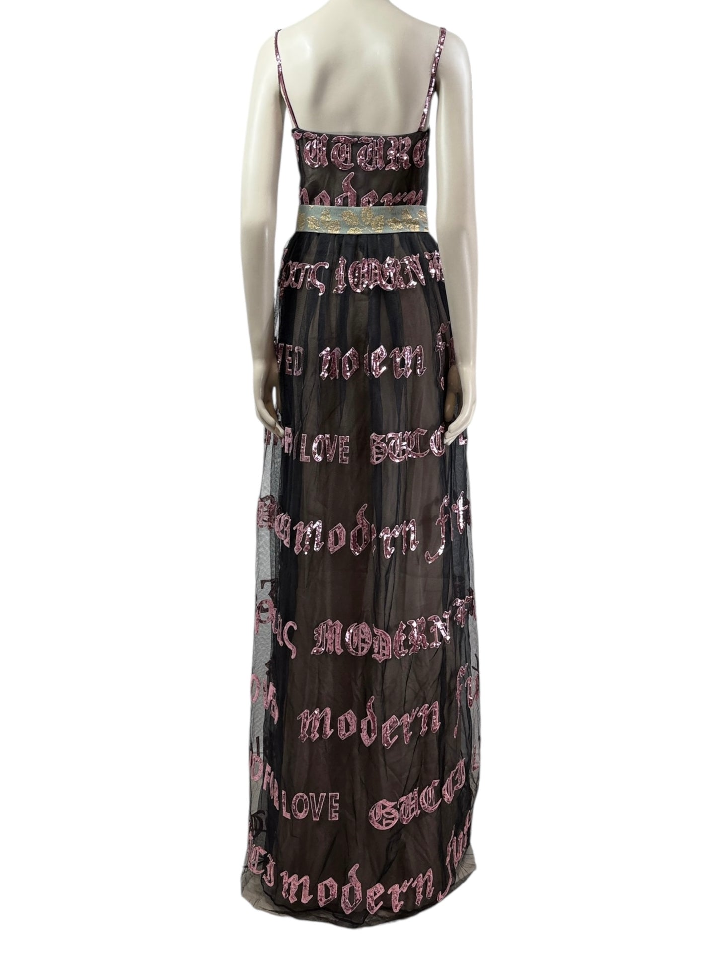 Gucci Alessandro Michele Fall 2018 Modern Future maxi dress