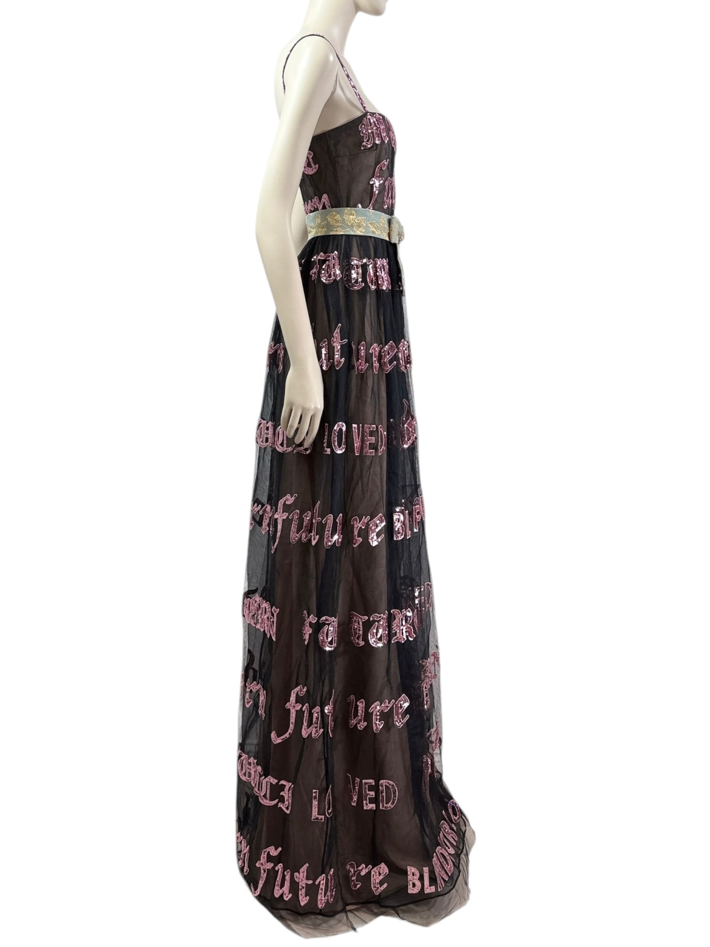 Gucci Alessandro Michele Fall 2018 Modern Future maxi dress