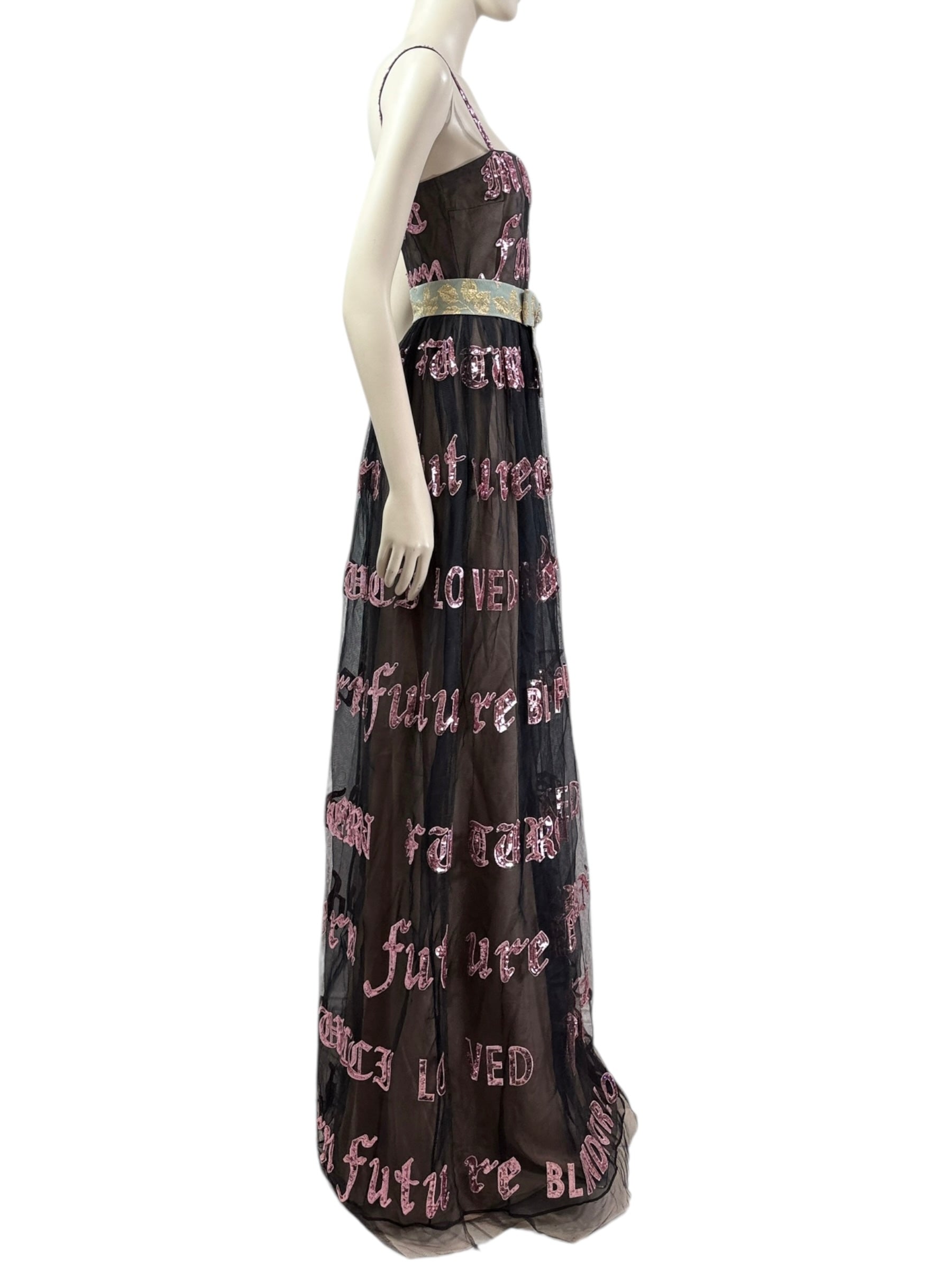 Gucci Alessandro Michele Fall 2018 Modern Future maxi dress