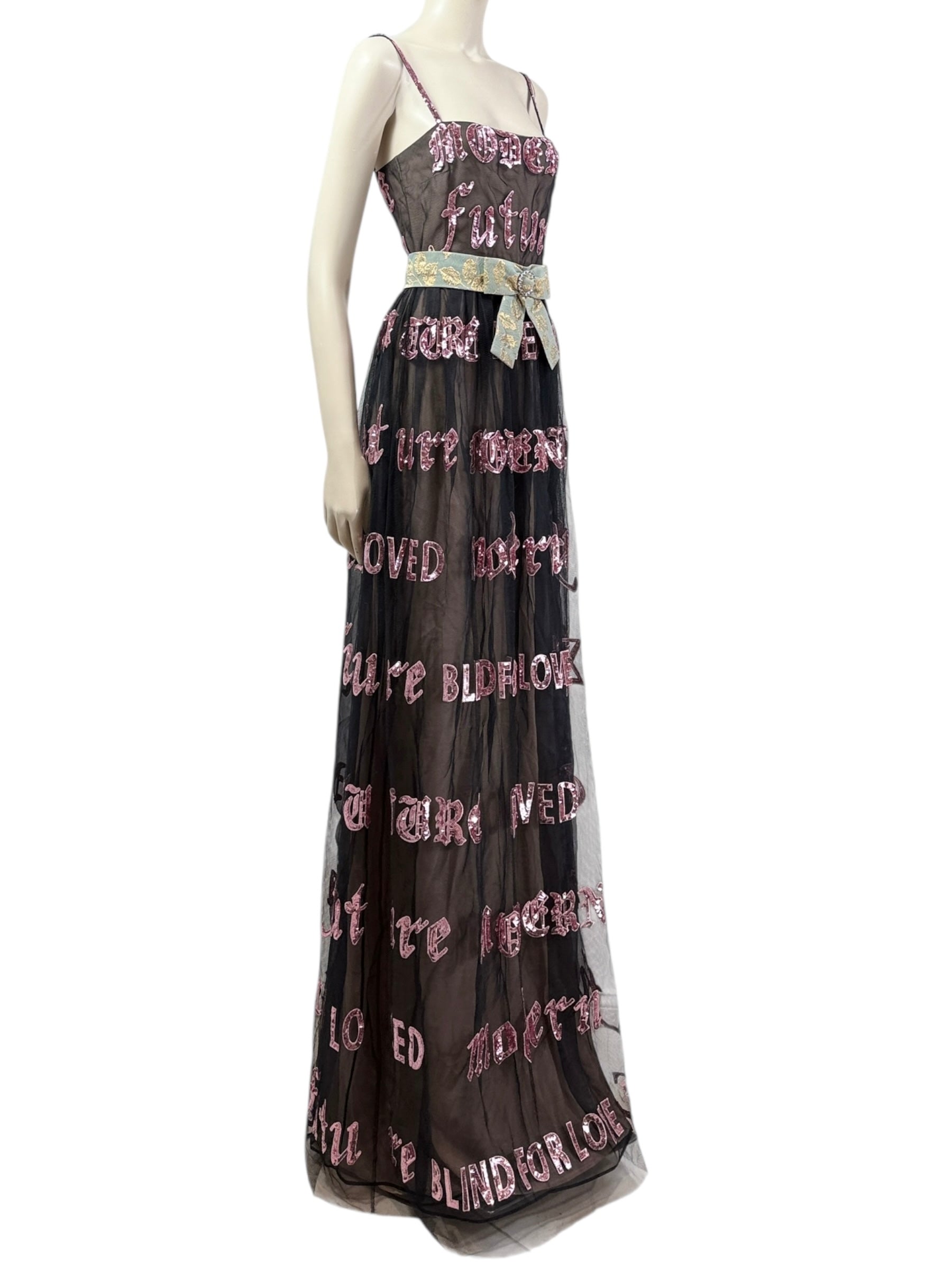 Gucci Alessandro Michele Fall 2018 Modern Future maxi dress
