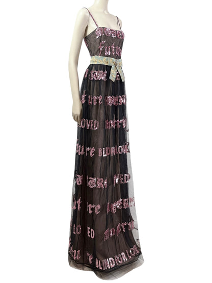 Gucci Alessandro Michele Fall 2018 Modern Future maxi dress