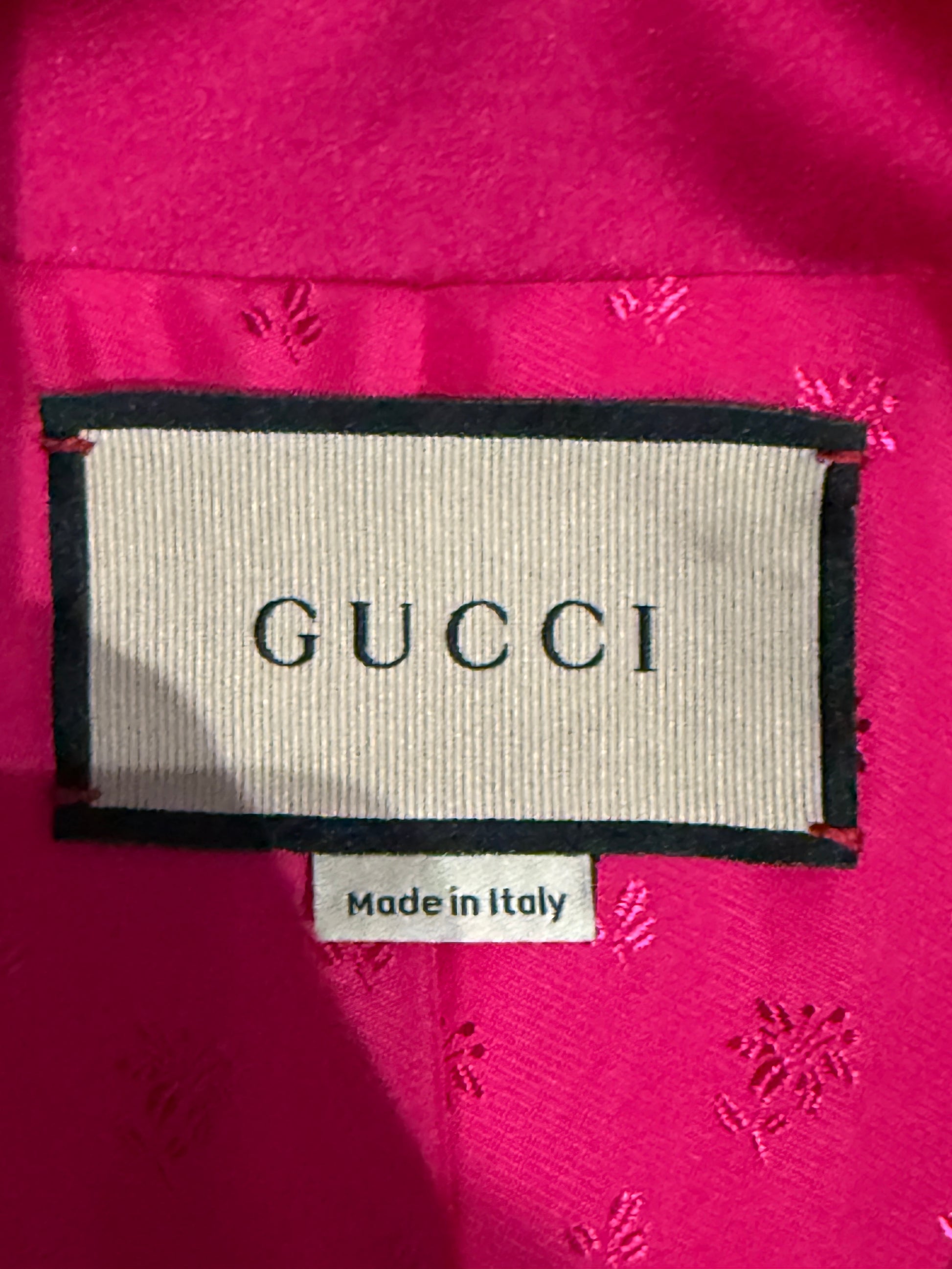 Gucci_Alessandro_Michele_Fall_2021_Look_76_Pink_satin_jacket_ostrich_feathers