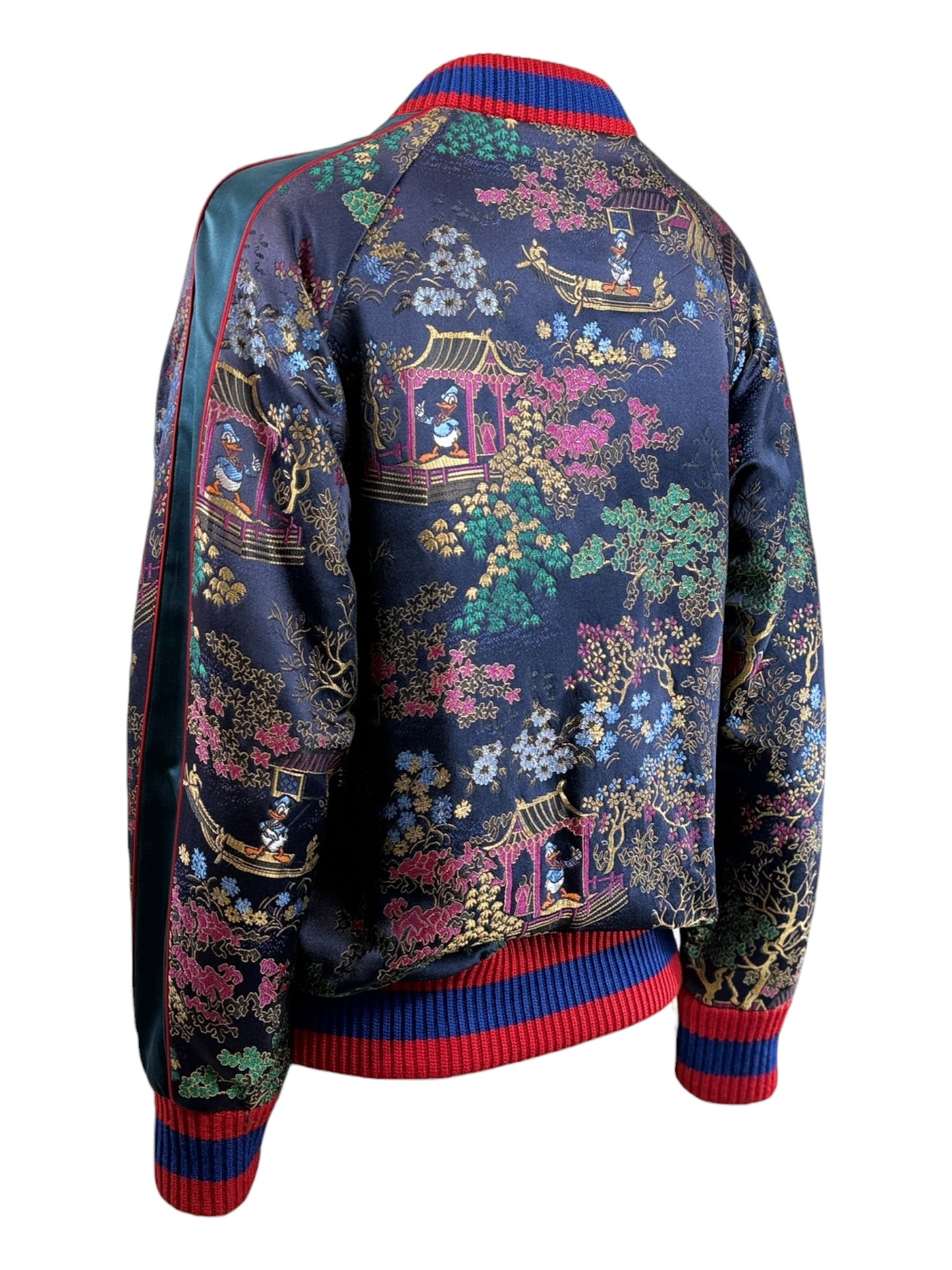 Gucci Alessandro Michele Menswear Spring 2017 Donald bombers jacquard