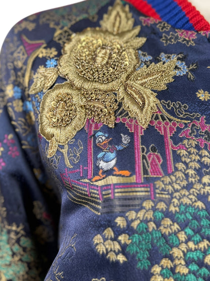 Gucci Alessandro Michele Menswear Spring 2017 Donald bombers jacquard