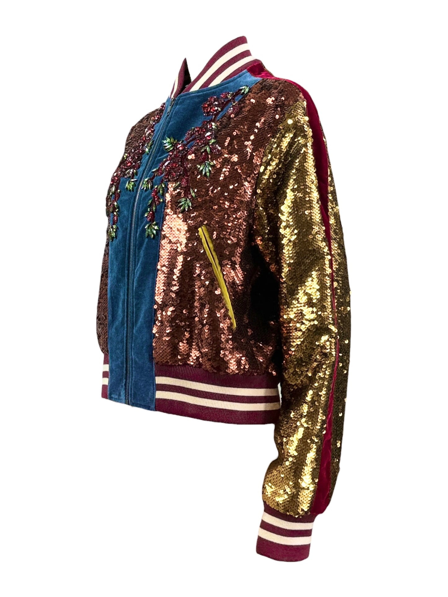 Gucci Alessandro Michele Prefall 2017 Look 14 Embellished bombers crystal