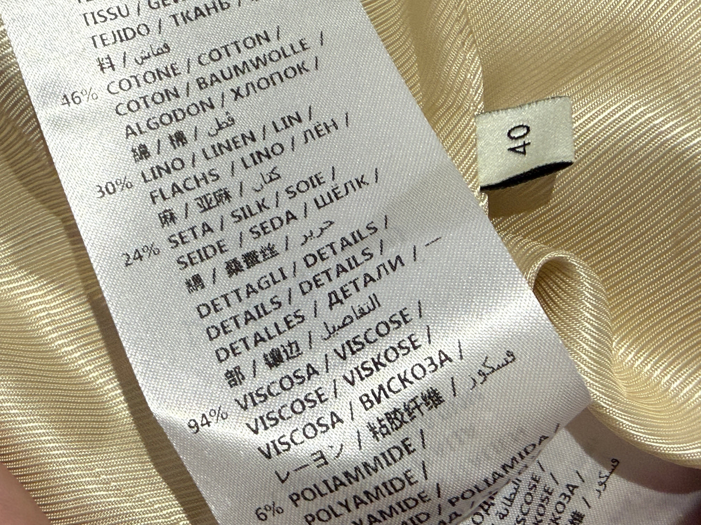 Gucci Alessandro Michele Prefall 2018 Trouser suit gold jacquard 