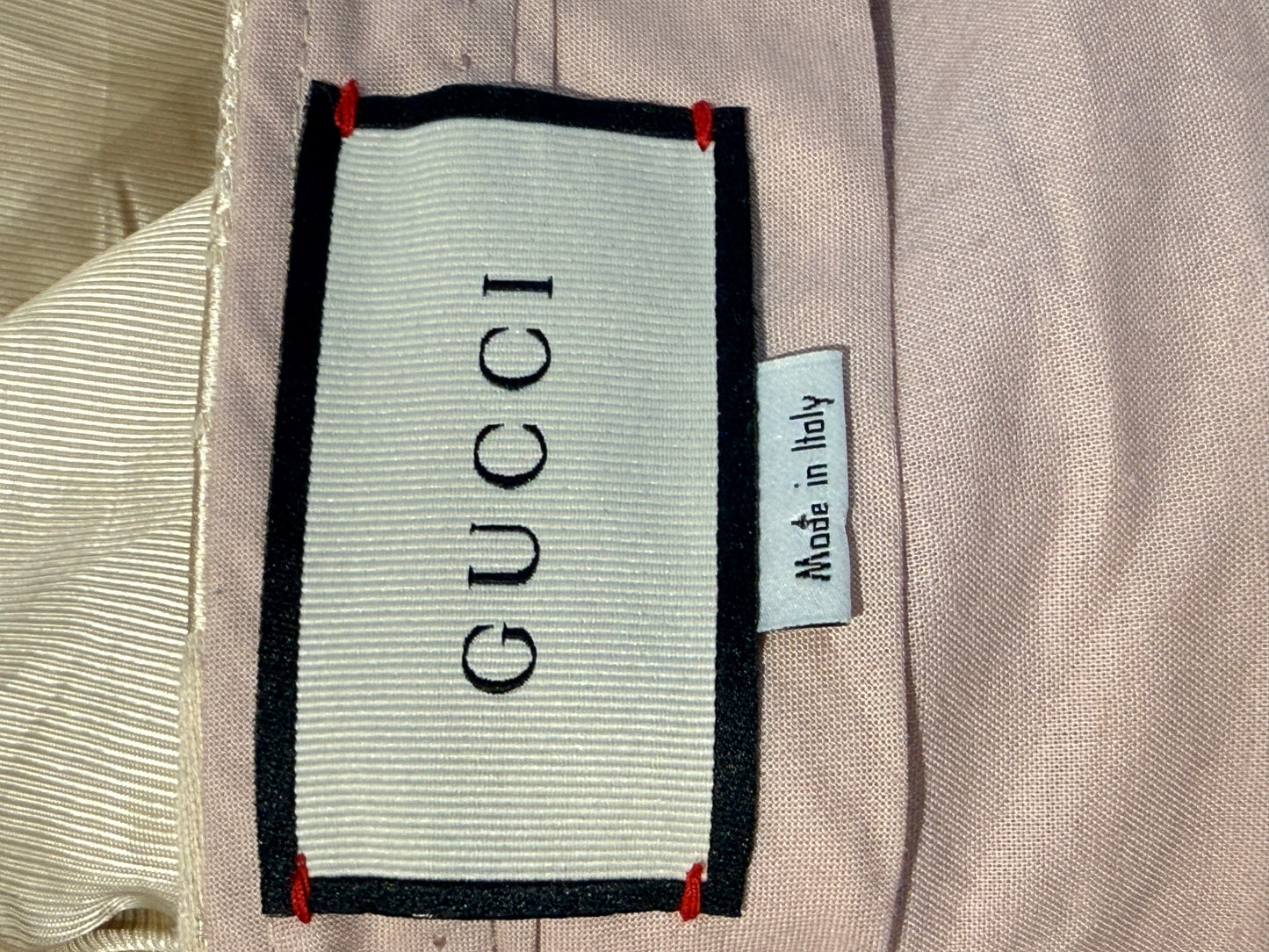 Gucci Alessandro Michele Prefall 2018 Trouser suit gold jacquard 