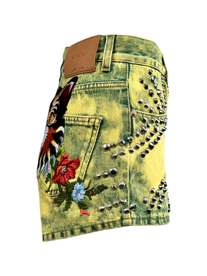 Gucci Alessandro Michele Resort 2017 Mini tiger short