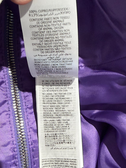 Gucci Alessandro Michele Resort 2023 Look 99 Purple patent mini cape