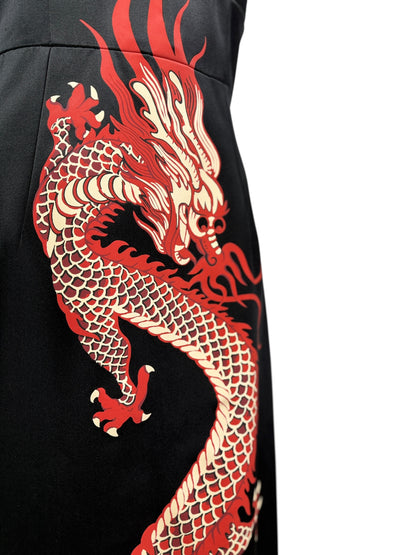 Gucci Alessandro Michele Spring 2022 Look 93 dragon dress