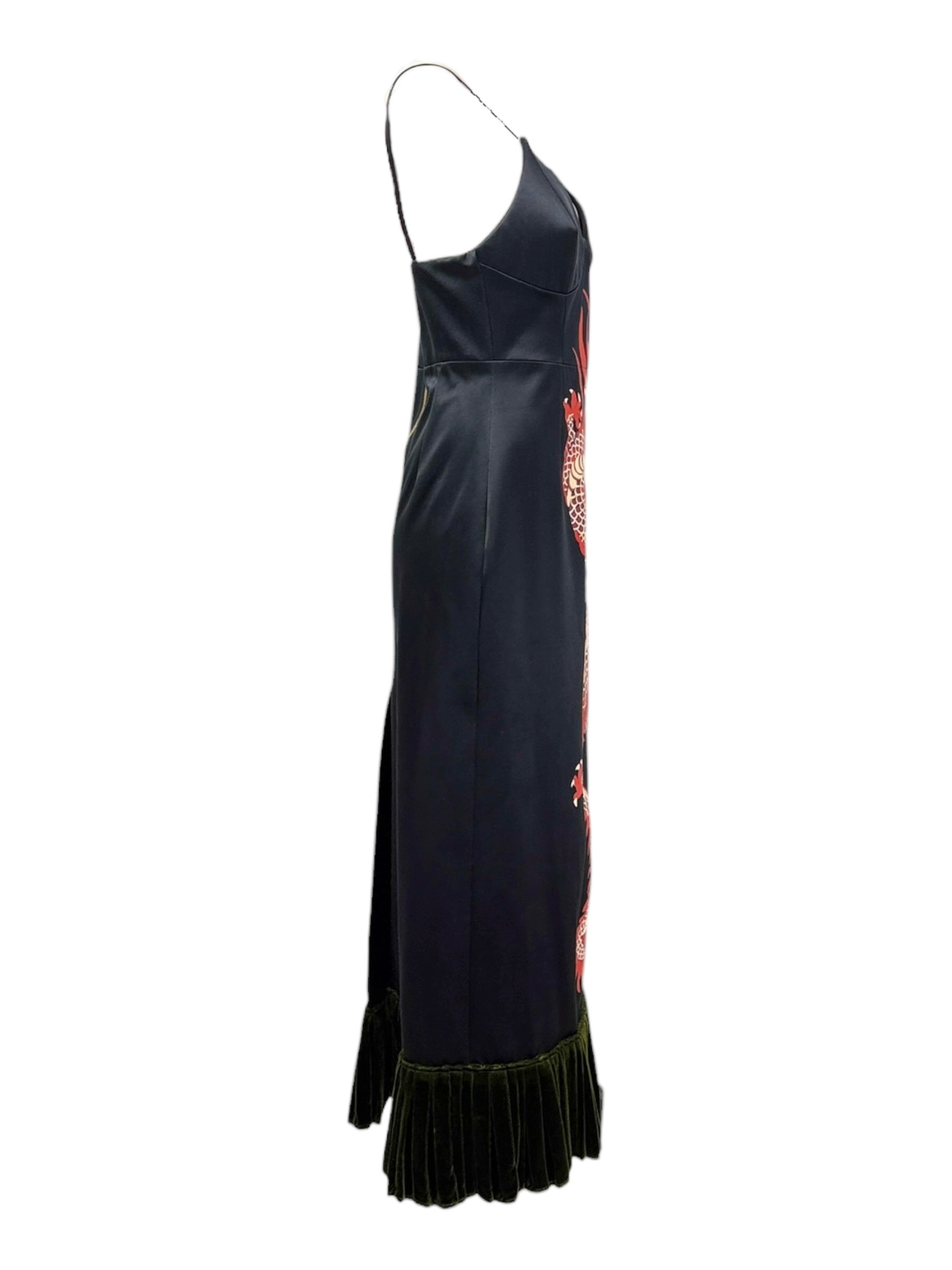 Gucci Alessandro Michele Spring 2022 Look 93 dragon dress