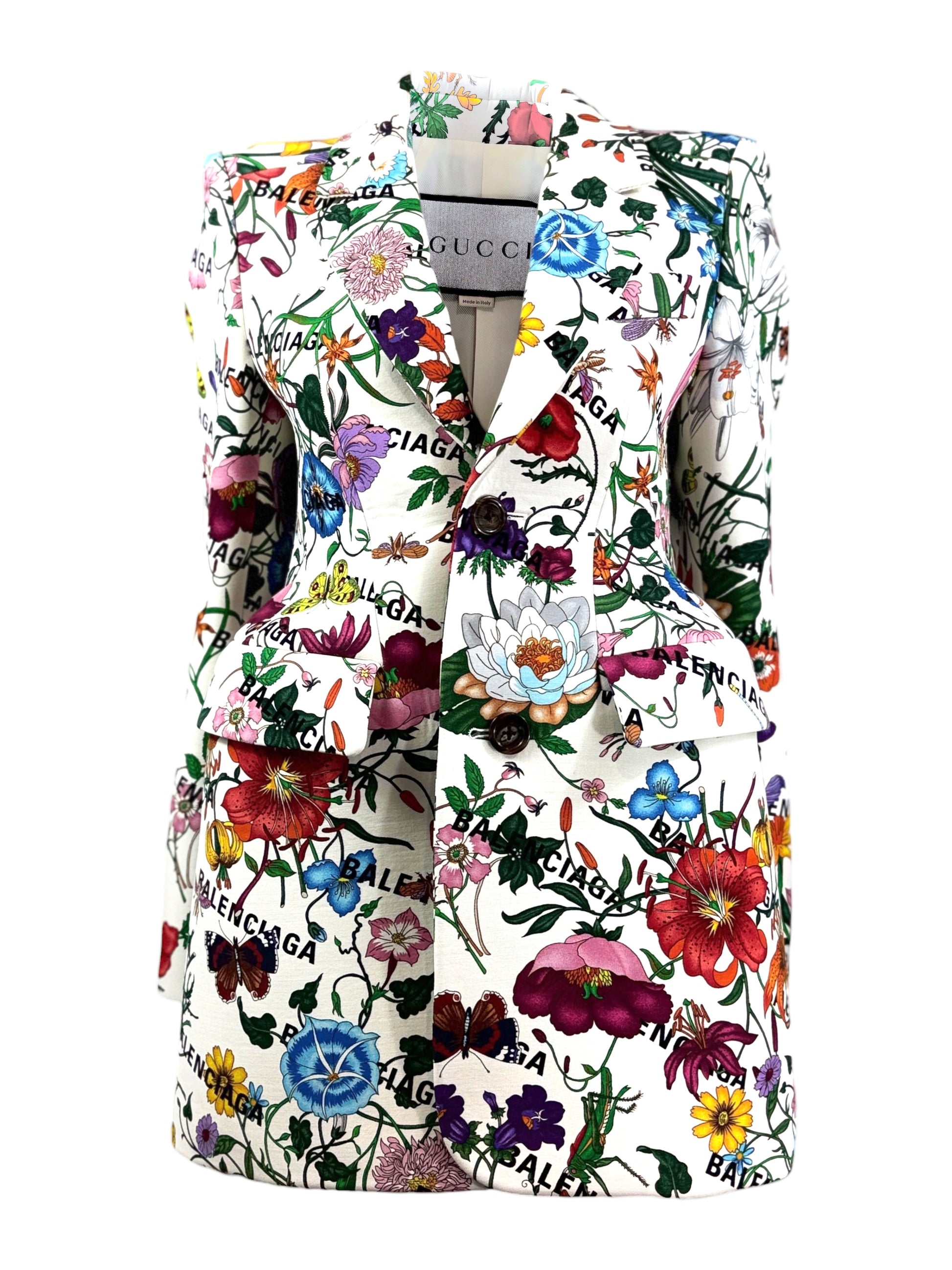 Gucci Balenciaga Fall 2021 Hacker Project Look 62 Flora jacket