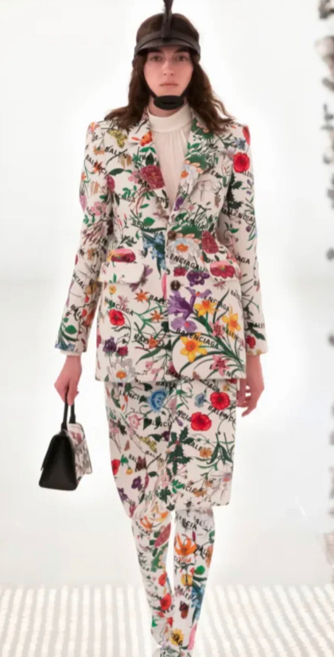 Gucci Balenciaga Fall 2021 Hacker Project Look 62 Flora jacket