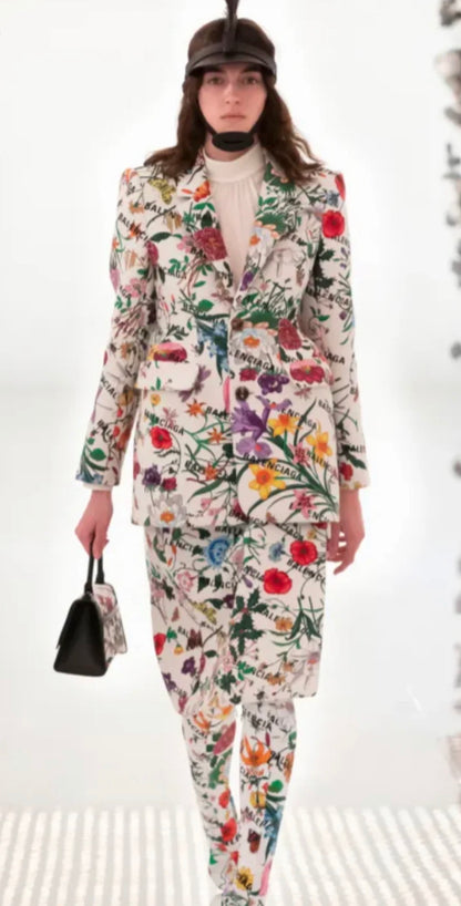 Gucci Balenciaga Fall 2021 Hacker Project Look 62 Flora jacket
