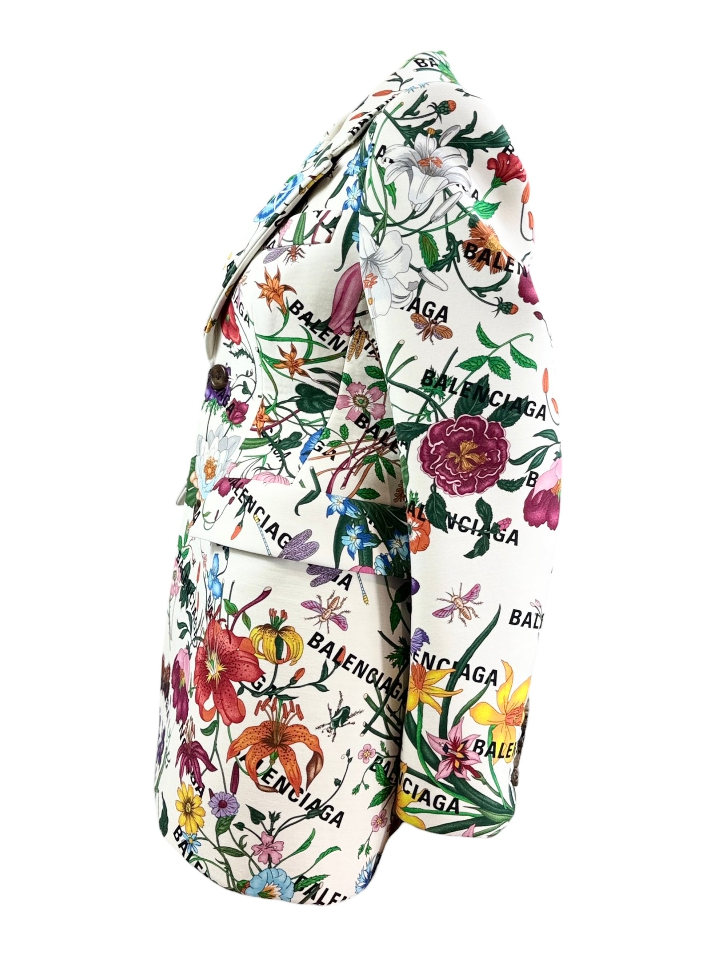 Gucci Balenciaga Fall 2021 Hacker Project Look 62 Flora jacket