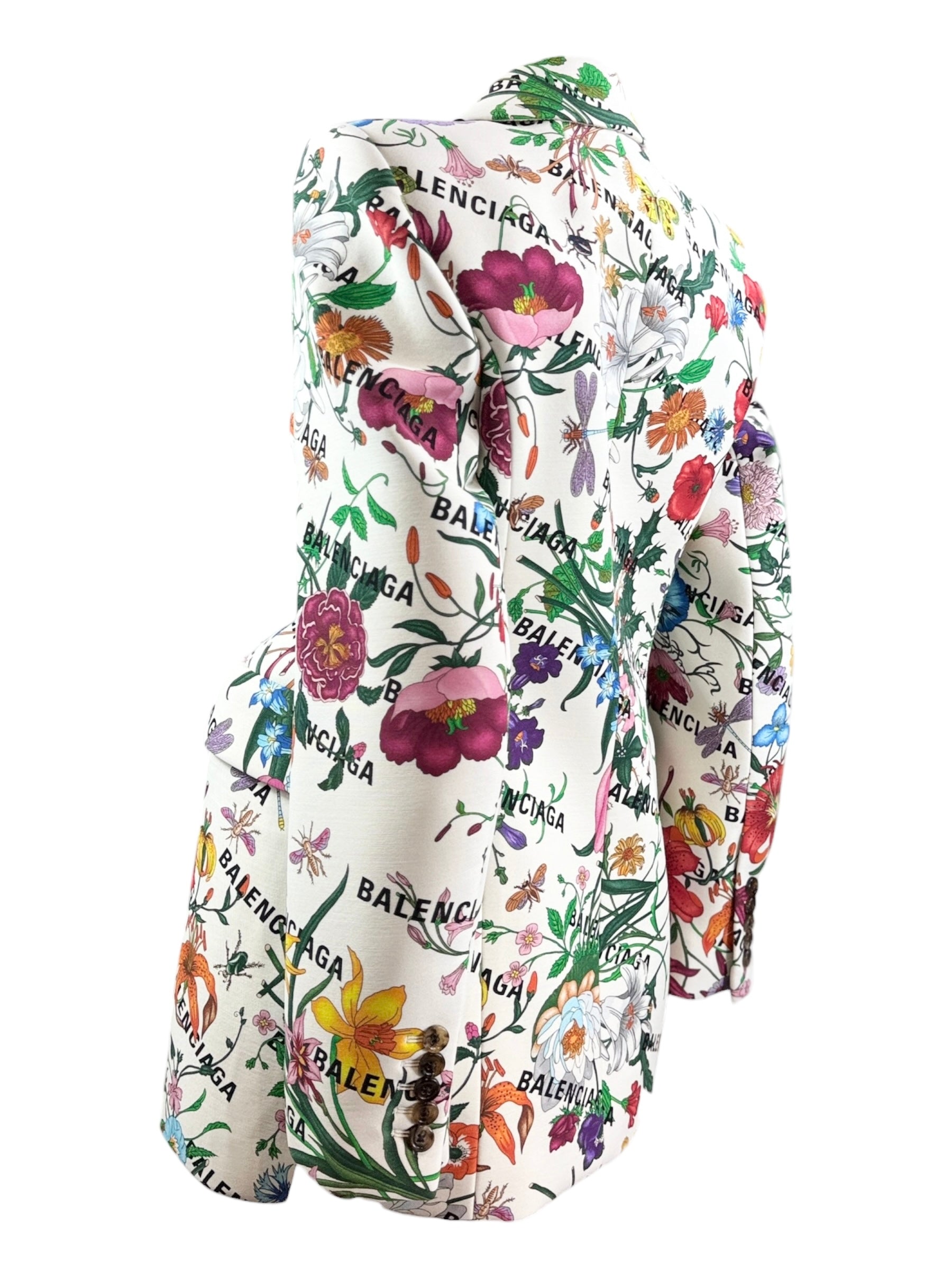 Gucci Balenciaga Fall 2021 Hacker Project Look 62 Flora jacket
