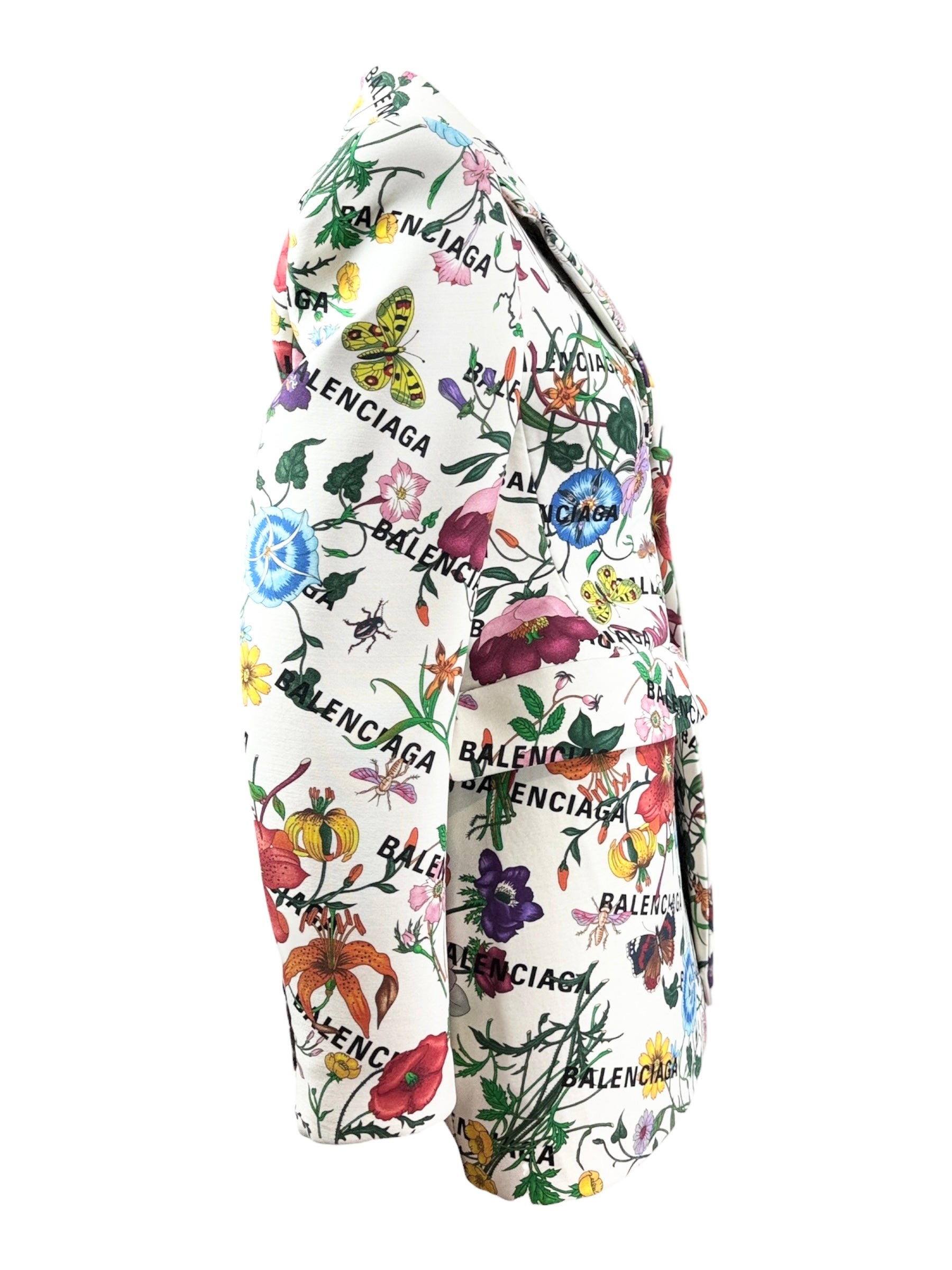 Gucci Balenciaga Fall 2021 Hacker Project Look 62 Flora jacket