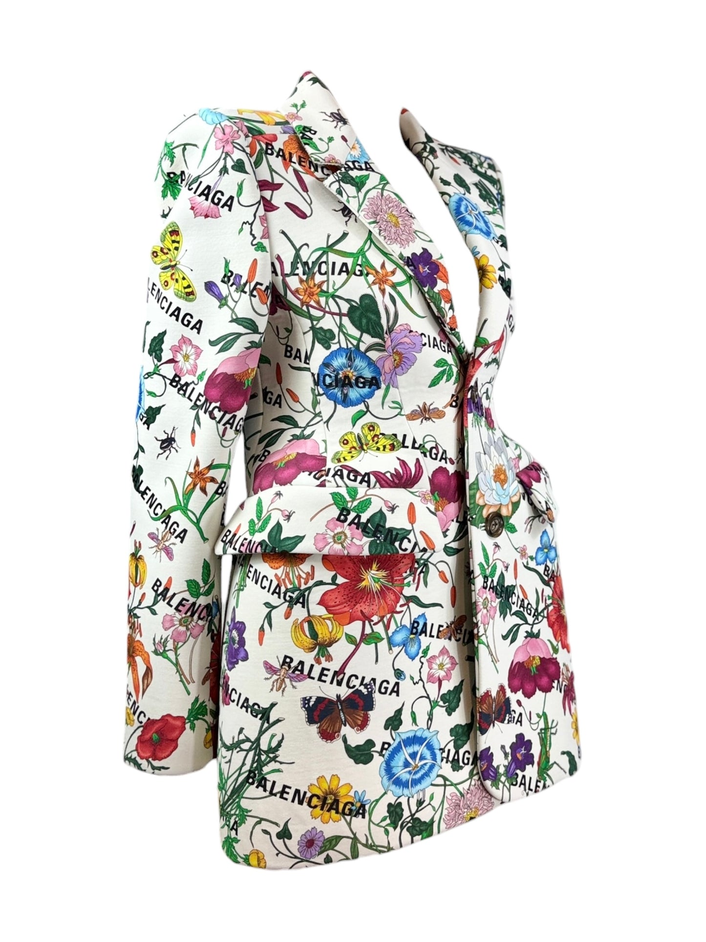 Gucci Balenciaga Fall 2021 Hacker Project Look 62 Flora jacket