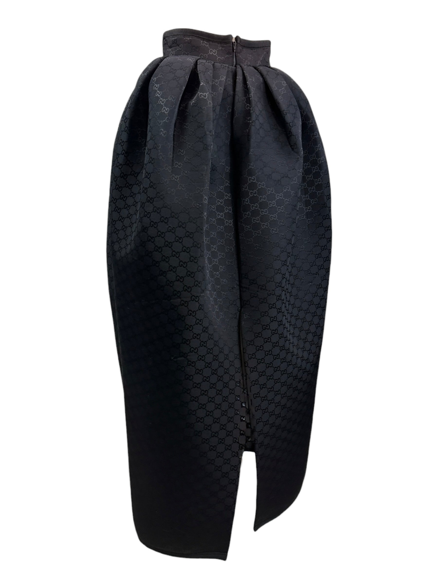 Gucci Bubble black GG skirt