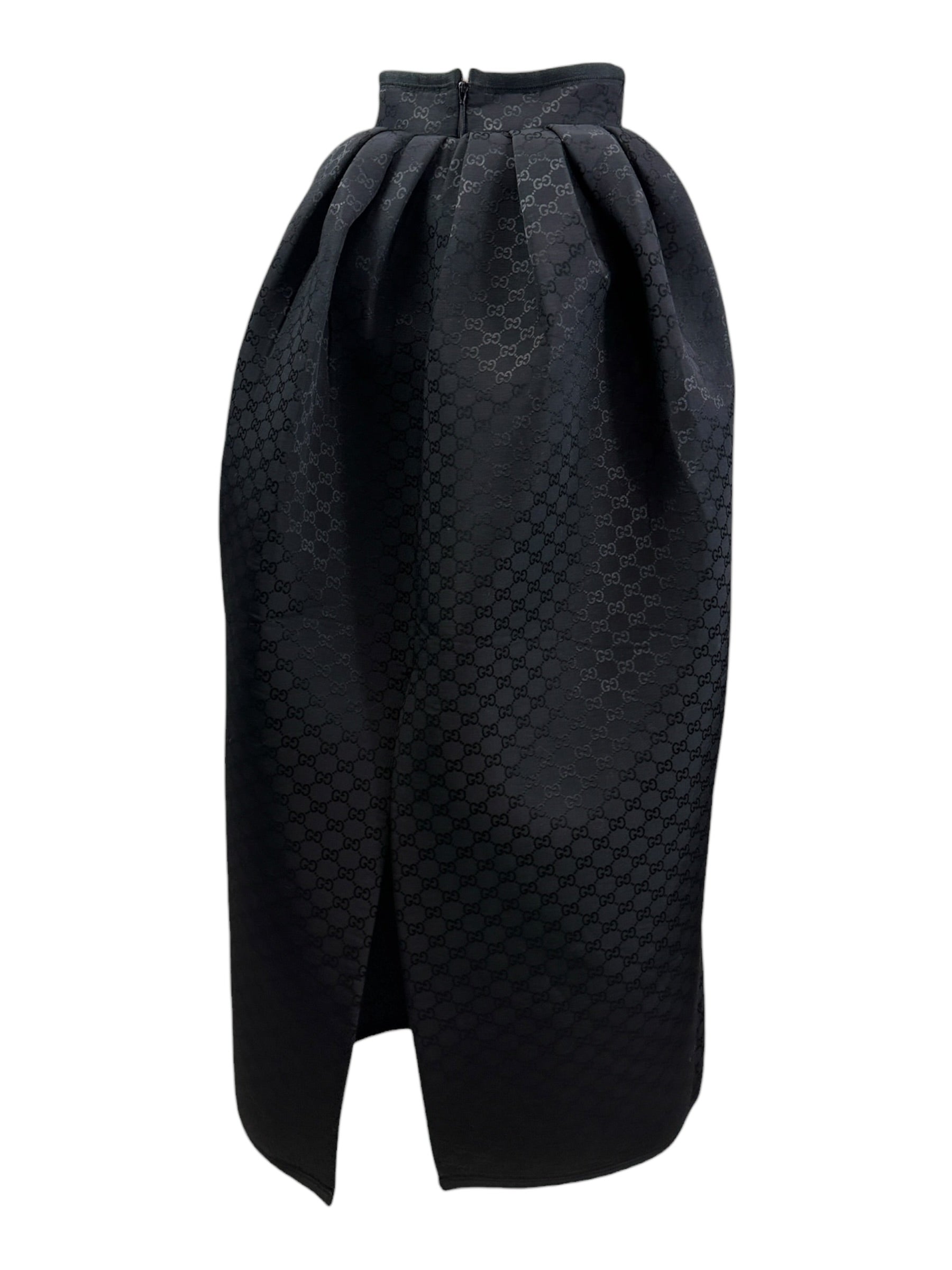 Gucci Bubble black GG skirt