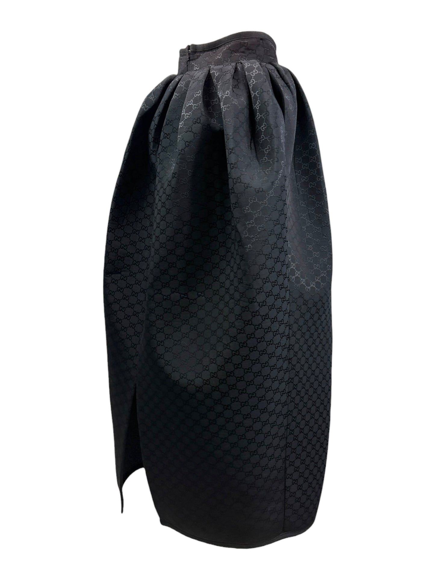 Gucci Bubble black GG skirt