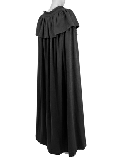 Gucci Frida Giannini Fall 2012 Look 29 Black cashmere cape