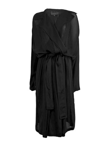 Gucci Frida Giannini Fall 2013 Black silk crepe trench coat
