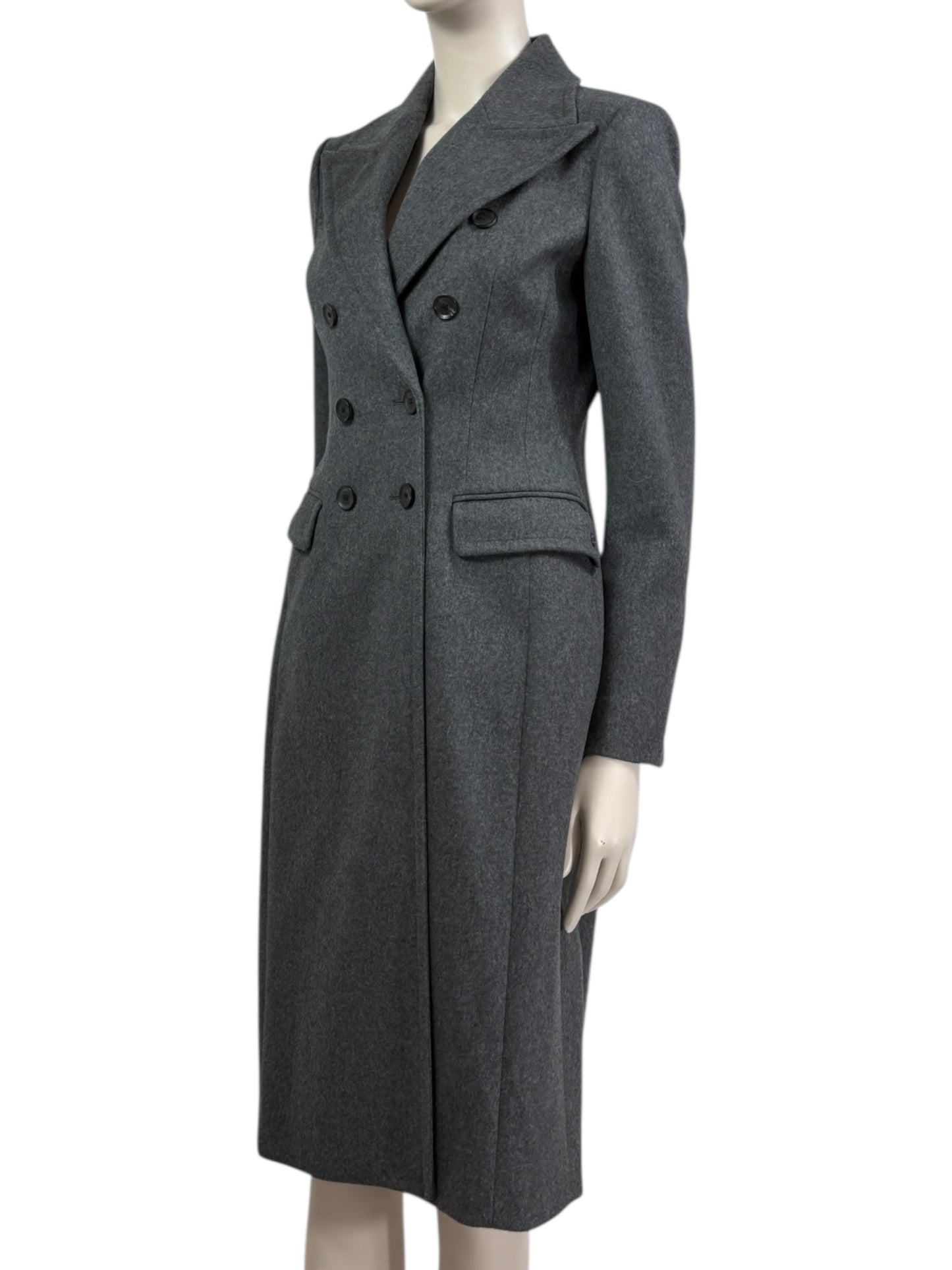 Gucci Frida Giannini Prefall 2013 grey coat